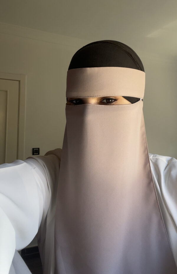 Niqab (beige rosé)