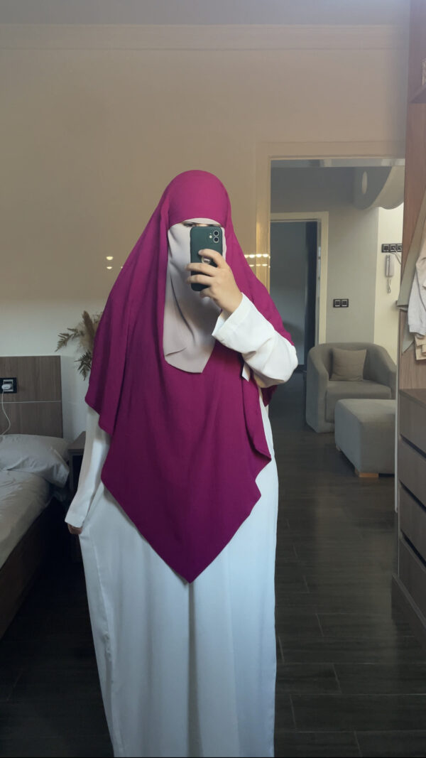 Khimar jazz (fushia)