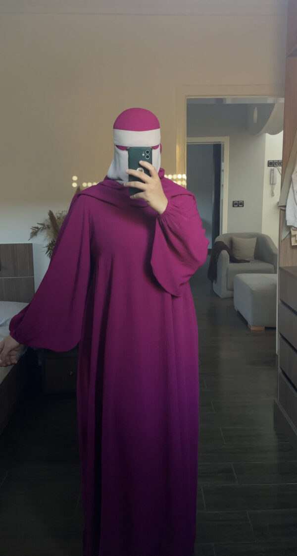 Abaya jazz (fushia) – Image 2