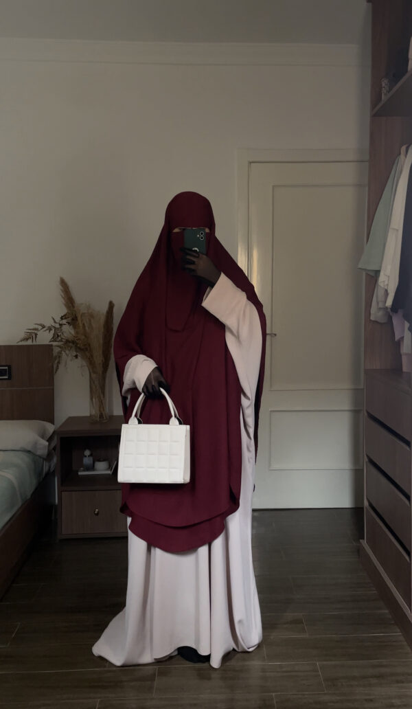 Maxi khimar (bordeaux)