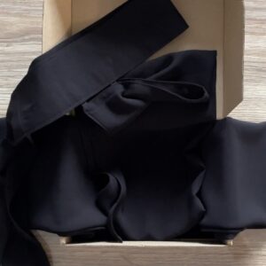 niqab & scarf box (noir)