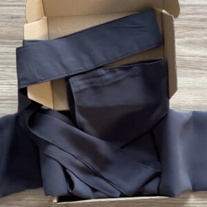 niqab & scarf box (gris foncé)